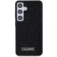 Чехол Karl Lagerfeld для Samsung Galaxy S24+ Rhinestone Logo Metal Plate, черный
