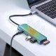 Ugreen CM195 6-in-1 USB-C adapteris - HDMI, 2x USB-A, PD, SD/TF - pelēks