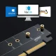Ugreen CM465 PCIe 4.0 x4 uz M.2 NVMe M-Key paplašināšanas karte - Melna | To Expansion Card Black