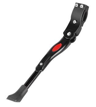 Regulējama velosipēda atbalsta kājiņa 24-29", melna