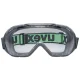 Закрытые защитные очки Uvex megasonic planet, UV 400, антрацит/зеленый