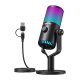 Игровой микрофон Maono DM30RGB, черный
