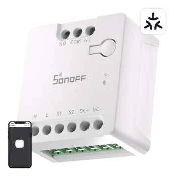 Viedais WiFi Matter Slēdzis SONOFF MINI-D Sausais Kontakts