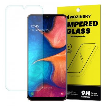 Samsung Galaxy A20e 2019 (SM-A202F) - Aizsargstikls (Šaurs līdz Izliekumiem) | Tempered Glass Screen Protector