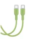 Puro ICON USB-C - USB-C kabelis 1.5m, zaļš