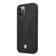 Apple iPhone 12 Pro Max 6,7\" BMW Leather Perforate Sides Case Cover (BMHCP12LRSCSK), Black | Telefona Maciņš Vāks...