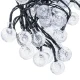 Solar Garden Lights Balls Garland 7m 50LED, Cold White