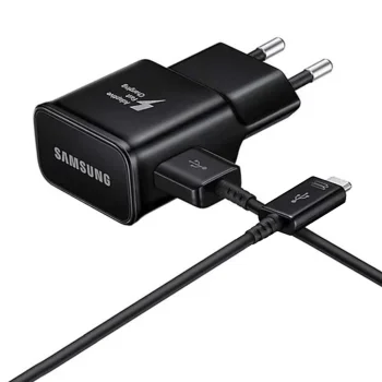 Сетевое зарядное устройство Samsung EP-TA200EBE USB-A 15W с кабелем EP-DR140ABE USB-A...