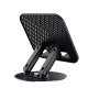 BWOO Rotating Aluminum Tablet Stand and Laptop Holder for Desk, Black