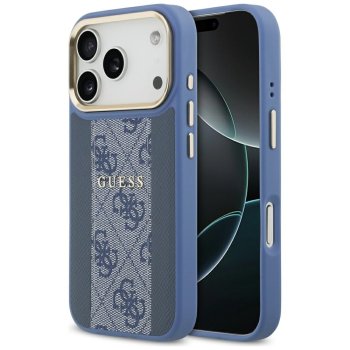 Guess 4G Stripe MagSafe vāciņš iPhone 17 Pro - zils | Phone Case Cover Blue