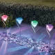 Diamond RGB Solar Powered Garden Stake Light