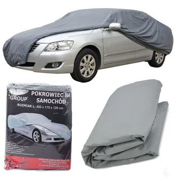 Automašīnas pārvalks pārsegs L, pelēks 480x175x120cm | Waterproof Car Cover
