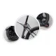 Велосипедный замок с кодом Rockbros RKS507-1BK 1.8 м, черный
