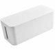 Cable and Power Strip Organizer Box, White