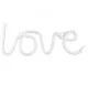 Декоративная светодиодная неоновая надпись Love, фиолетовая