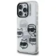 Чехол Karl Lagerfeld IML Multi K&C Head Pattern для iPhone 16 Pro Max - Прозрачный