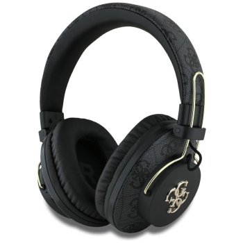 Наушники Guess ENC Metal 4G Logo полноразмерные — черные