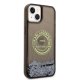 Karl Lagerfeld Liquid Glitter RSG vāciņš iPhone 14 Plus / 15 Plus - Melns