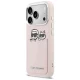Karl Lagerfeld Karl & Choupette чехол с принтом и карманом для iPhone 17 Pro – розовый