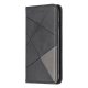 Apple iPhone 7 / 8 / SE (2020) (2022) 4.7\" Auto-absorbed Prismatic Texture Leather Phone Case Cover, Black |...