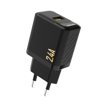 Зарядное устройство USB Dudao A23 2.4A, черное