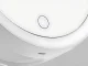 Wall-Mounted Rotating 360° LED Makeup Mirror with 1x/5x Magnification, White