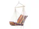 Dārza Mājas Šūpuļtīkls Šūpuļkrēsls ar Koka Rāmi, Daudzkrāsains | Brazilian Hanging Garden Swing Hammock...