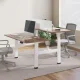 Двойной каркас стола Ergo Office ER-404W с электрорегулировкой, белый