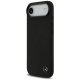 Кожаный чехол Mercedes Large Laurel Leave MagSafe для iPhone Air Черный