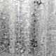 Шторка для душа 180x180 см, прозрачная матовая