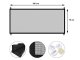 Portable Folding Safety Magic Gate Guard Mesh Fence Net for Pets Dog Puppy Cat