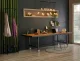 Вешалка для одежды с полками для обуви Modernhome, черная