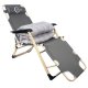 Zero Gravity Chair Carruzzo Outdoor Folding Lounge Recliner with Padded Cushion