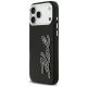 Чехол Karl Lagerfeld FW Grained Signature Logo для iPhone 17 Pro Max, Черный