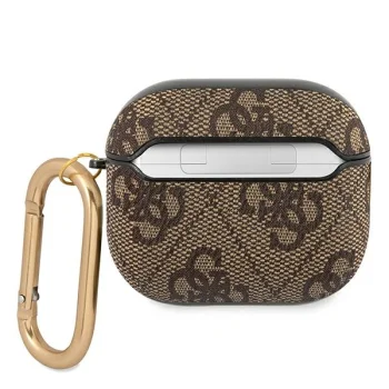 Guess AirPods 3 Case 4G Script Metal Collection, Brown
