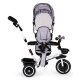 ECOTOYS 3-in-1 Kids Tricycle with 360° Rotating Seat, Grey