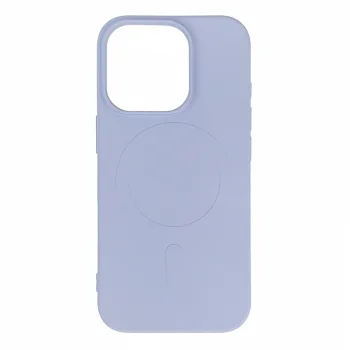 Liquid Silicone Case MagSafe iPhone 16 Pro Max vāciņš, lavandas
