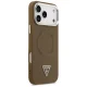 Чехол Guess Triangle Logo MagSafe для iPhone 17 Pro Max - коричневый