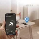 Tech-Protect NaturalFit maciņš Apple AirTag 1/2 - Melns