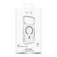 Puro Lite Mag TPU+PC Case Compatible with MagSafe iPhone 17 Pro - Transparent with Gray Ring