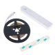 Ar USB / baterijām darbināma LED gaismas lente, josla ar kustības sensoru, 1m, Auksti balta | USB Battery Operated...