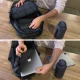 Wozinsky velosomas mugursoma 2-in-1 bagāžniekam, 40l, melna
