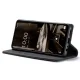 Samsung Galaxy A34 (SM-A346) CASEME Wallet Magnetic Leather Case Cover, Black | Telefona Vāciņš Maciņš Apvalks...