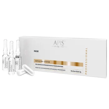 Apis DEPIQ Pro System маска для депигментации лица, 10x3мл + 10x0,7г