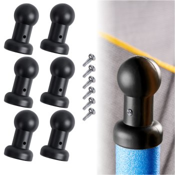 Batuta Aizsargtīkla Stabu Drošības Uzgaļi, Gala Aizsargvāciņi, 6 gab.