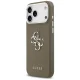 Guess Grained Big 4G Classic Logo maciņš iPhone 17 Pro Max – brūns | Phone Case Cover