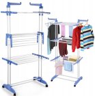 Vertikāls 3-stāvīgs saliekams veļas žāvētājs / Drēbju statīvs, 170cm | Vertical Folding Laundry Dryer