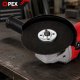 OPEX TOOLS OPX28010 Bezvadu leņķa slīpmašīna, 125mm, 21V, 2x 3.0Ah akumulatori