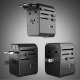 SBS Universal GaN Travel Adapter 70W, 3xUSB-C / 2xUSB-A, Black