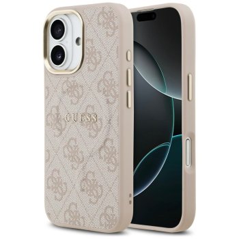 Guess 4G PU Classic Logo MagSafe Phone Case Cover iPhone 17 - Pink